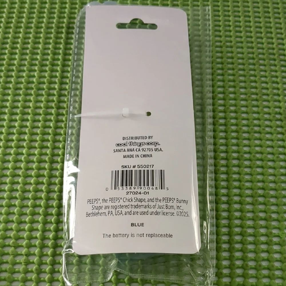 Blue Bunny Keychain Light Up New - Picture 2 of 4